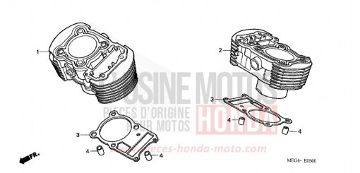 CYLINDRE VT750CA7 de 2007